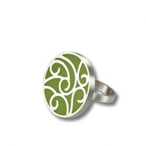Anello in argento e Resina